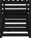 vidaXL vidaXL Kompostownik, czarny, 63,5x63,5x77,5 cm, lite drewno sosnowe 4