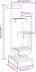 vidaXL vidaXL Drzewko dla kota, 45,5x49x103 cm, lite drewno sosnowe 4