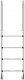 vidaXL vidaXL Drabinka do basenu, 54x38x184,5 cm, stal nierdzewna 304 1