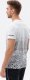 Ombre T-shirt męski z ciekawym nadrukiem - biały V1 S1625 XXL 3