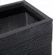 Beliani Doniczki 40 x 40 x 77 cm czarne DION 6