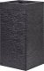 Beliani Doniczki 40 x 40 x 77 cm czarne DION 10
