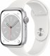 Smartwatch Apple Apple Watch Series 8 Smartwatch (silver/white, 45mm, Sport Band, Aluminum Case) MP6N3FD/A 1