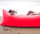 Retoo LAZY BAG AIR SOFA ŁÓŻKO LEŻAK MATERAC NA POWIETRZE CZERWONY 7