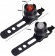 Retoo LAMPKI ROWEROWE LAMPKA NA ROWER LED PRZÓD TYŁ 2SZT ZESTAW OKRĄGŁE 1