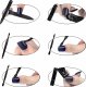 Retoo ZESTAW PRZYBORNIK DO MANICURE PEDICURE PAZNOKCI 11