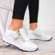 Rieker Rieker Sneakers N6304-80 białe 40 2