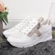Rieker Rieker Sneakers N6304-80 białe 40 4