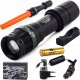 Latarka Verk BAILONG LATARKA LED CREE ZOOM NAKŁADKA BATUT 18650 1