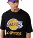 New Era New Era NBA Los Angeles Lakers Script Mesh Tee 60284737 Czarne S 1