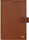 Solier Accessories Personalizowana skórzana okładka na notes kalendarz Solier SA41 camel 2