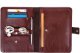 Solier Accessories Skórzany organizer na dokumenty Solier SA21 bordowy 1