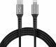 Kabel USB Kruger&Matz USB-C - Lightning 1 m Czarno-srebrny (KM1267) 2