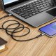 Kabel USB Kruger&Matz USB-C - Lightning 1 m Czarno-srebrny (KM1267) 4