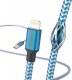 Kabel USB Hama USB-A - Lightning 1.5 m Niebieski (002015530000) 4