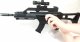 tomdorix HK G36c Karabin Na Kulki z Laserem i Składaną Kolbą Replika ASG + 2x Granaty Kulek 16