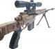 tomdorix Amerykański Karabin Snajperski Na Kulki [M107] z Laserem + Pistolet z Laserem + Granat 10