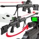 tomdorix Karabin Snajperka Na Kulki 6mm Replika ASG z Laserem i Atrapą Kolimatora 1