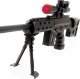 tomdorix Karabin Snajperka Na Kulki 6mm Replika ASG z Laserem i Atrapą Kolimatora 7