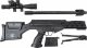 tomdorix Karabin Snajperka Na Kulki 6mm Replika ASG z Laserem i Atrapą Kolimatora 8