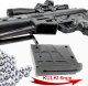 tomdorix Karabin Snajperka Na Kulki 6mm Replika ASG z Laserem i Atrapą Kolimatora 9