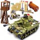 tomdorix Klocki Wojsko Czołg M4 Sherman + Pole Bitwy pod El Alamein 790el. 1