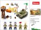 tomdorix Klocki Wojsko Czołg M4 Sherman + Pole Bitwy pod El Alamein 790el. 6