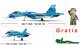 tomdorix Klocki Samolot Myśliwiec SU27 FLANKER Odrzutowiec 2