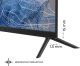 Telewizor Kivi 32', HD, Nosmart, Black, 1366x768, 60 Hz, , 2x8W, 33 kWh/1000h ,HDMI ports 2, 24 months 8