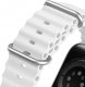 Dux Ducis Dux Ducis Strap pasek Watch 8 / 7 / 6 / 5 / 4 / 3 / 2 / SE (45 / 44 / 42mm) silikonowa opaska bransoletka biały (OceanWave Version) 6