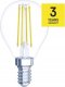 Emos Żarówka LED Emos ZF1241 6W E14 230V 4000K 810lm filament dekoracyjna mini globe neutralna biel 4