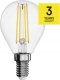 Emos Żarówka LED Emos ZF1241 6W E14 230V 4000K 810lm filament dekoracyjna mini globe neutralna biel 9