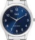 Zegarek Q&Q Zegarek QQ C08A-001P Męski Klasyczny Niebieski 2