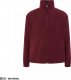 JHK FLRA 300 - bluza z mikropolaru, wykończenie antypilingowe, suwak w kolorze polaru - bordowy 2XL 2