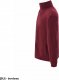 JHK FLRA 300 - bluza z mikropolaru, wykończenie antypilingowe, suwak w kolorze polaru - bordowy 2XL 4