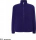 JHK FLRA 300 - bluza z mikropolaru, wykończenie antypilingowe, suwak w kolorze polaru - purpurowy S 1