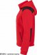 JHK FLRA 340 BUS HOOD PREMIUM - bluza polarowa z odpinanym kapturem 350-360 g/m2 - czerwono-czarny S 2