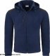 JHK FLRA 340 BUS HOOD PREMIUM - bluza polarowa z odpinanym kapturem 350-360 g/m2 - granatowo-czarny S 1