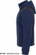 JHK FLRA 340 BUS HOOD PREMIUM - bluza polarowa z odpinanym kapturem 350-360 g/m2 - granatowo-czarny S 2