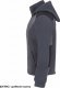 JHK FLRA 340 BUS HOOD PREMIUM - bluza polarowa z odpinanym kapturem 350-360 g/m2 - grafitowo-czarny XS 3