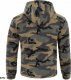 JHK FLRA 340 BUS HOOD PREMIUM - bluza polarowa z odpinanym kapturem 350-360 g/m2 - moro 3XL 1