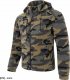 JHK FLRA 340 BUS HOOD PREMIUM - bluza polarowa z odpinanym kapturem 350-360 g/m2 - moro 3XL 3