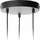 Lampa wisząca Orno TABUNG 3P, lampa wisząca, G9  max.6W, czarna 3