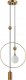 Lampa wisząca Italux Wisząca lampa Trosti PND-428892-BRO do kuchni mosiądz 2