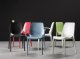 SCAB Design Krzesło Ginevra antracytowe z tworzywa 12