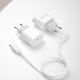 Ładowarka Dudao Dudao szybka ładowarka sieciowa USB-C Power Delivery 20W biała + kabel USB-C - Lightning 1m (A8SEU) 7