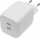 Ładowarka Digitus Digitus Ładowarka sieciowa, zasilacz GaN 2x USB-C PD 3.0 max. 65W, biała 1