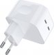 Ładowarka Choetech Ładowarka sieciowa 35W 2xUSB-C PD biały Ładowarka sieciowa 35W 2xUSB-C PD biały 1