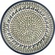 Bolesławiec Talerz płytki 24,5cm Bolesławiec Dekor 1165A 1