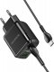 Ładowarka BOROFONE ŁADOWARKA SIECIOWA DBN6 CHARMER - 2XUSB - QC 3.0 18W 3A Z KABLEM USB NA TYP C CZARNA 2
